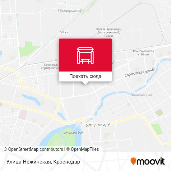 Карта Улица Нежинская