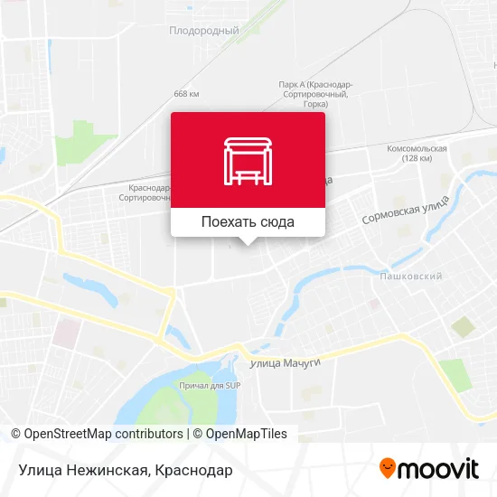 Карта Улица Нежинская