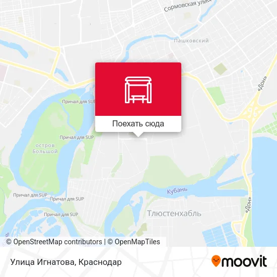Карта Улица Игнатова