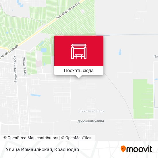 Карта Улица Измаильская