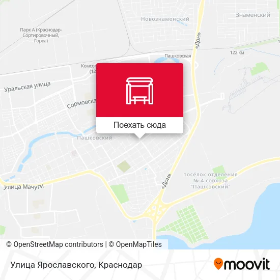 Карта Улица Ярославского