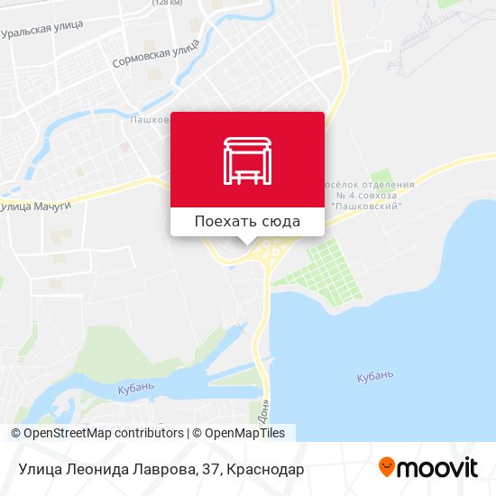 Карта Улица Леонида Лаврова, 37