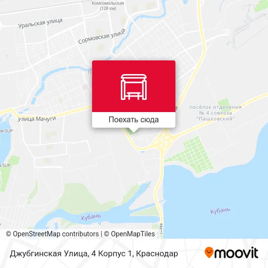 Карта Джубгинская Улица, 4 Корпус 1