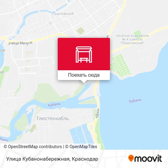 Карта Улица Кубанонабережная