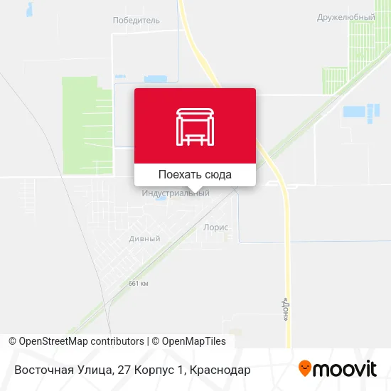 Карта Восточная Улица, 27 Корпус 1