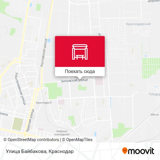 Карта Улица Байбакова