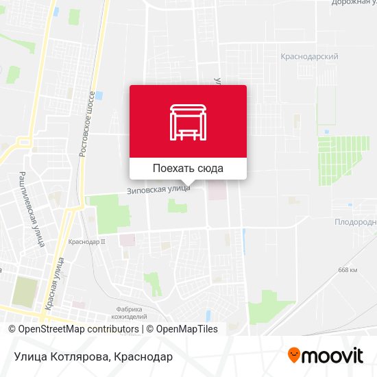 Карта Улица Котлярова