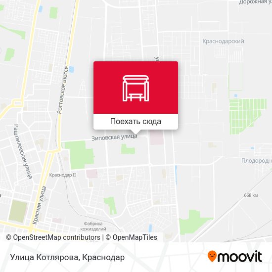 Карта Улица Котлярова