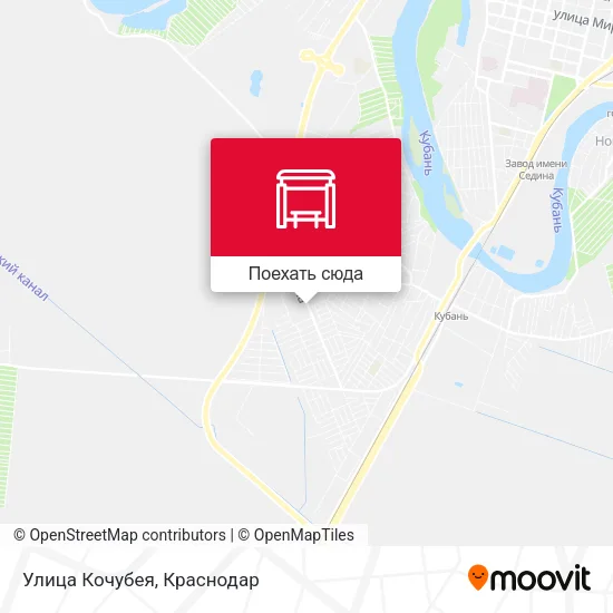 Карта Улица Кочубея