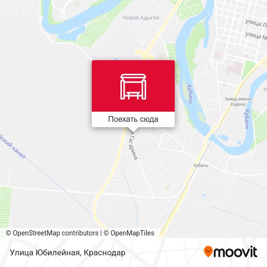 Карта Улица Юбилейная