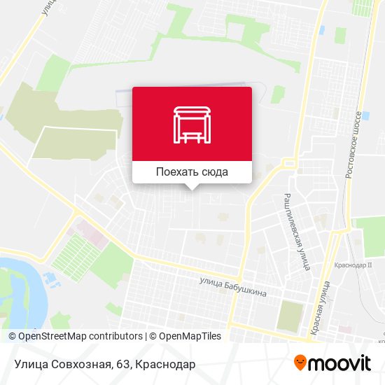 Карта Улица Совхозная, 63