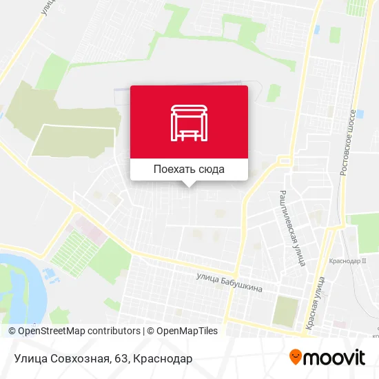 Карта Улица Совхозная, 63