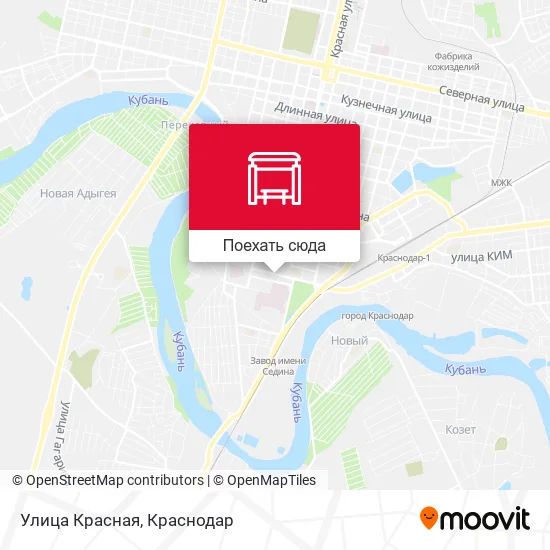 Карта Улица Красная