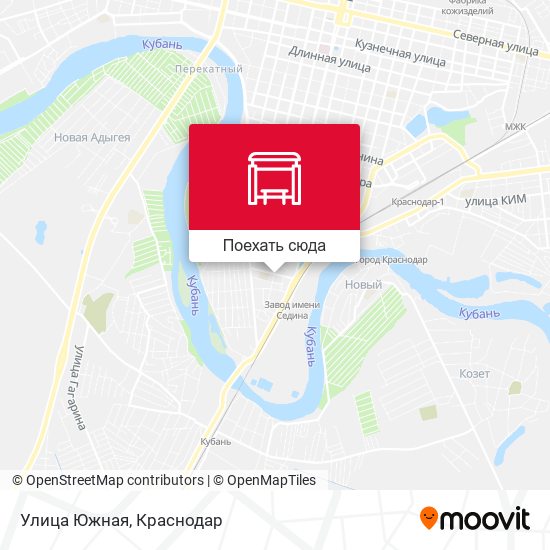 Карта Улица Южная