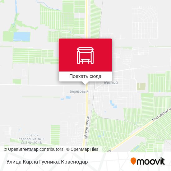 Карта Улица Карла Гусника