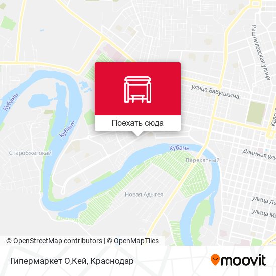 Карта Гипермаркет О,Кей