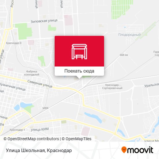 Карта Улица Школьная