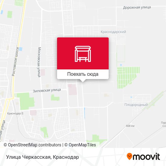 Карта Улица Черкасская