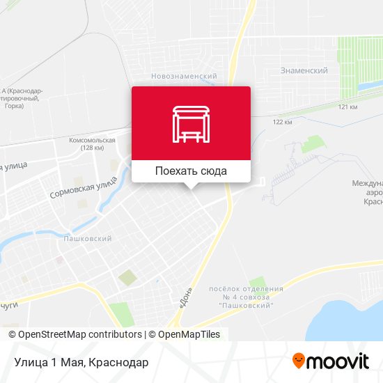 Карта Улица 1 Мая