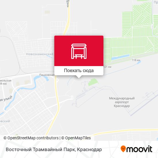 Карта Восточный Трамвайный Парк
