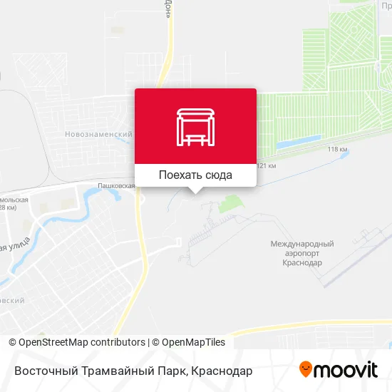 Карта Восточный Трамвайный Парк