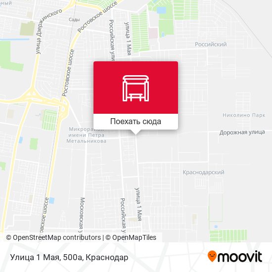 Карта Улица 1 Мая, 500а