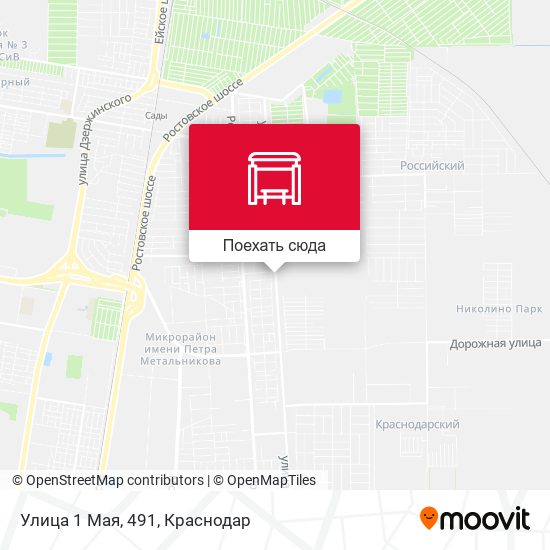 Карта Улица 1 Мая, 491