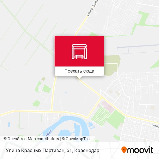 Карта Улица Красных Партизан, 61