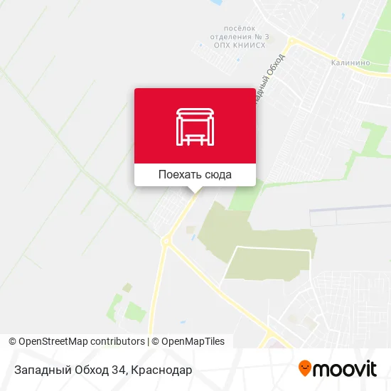 Карта Западный Обход 34