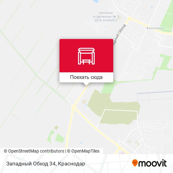 Карта Западный Обход 34