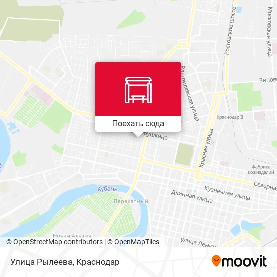 Карта Улица Рылеева