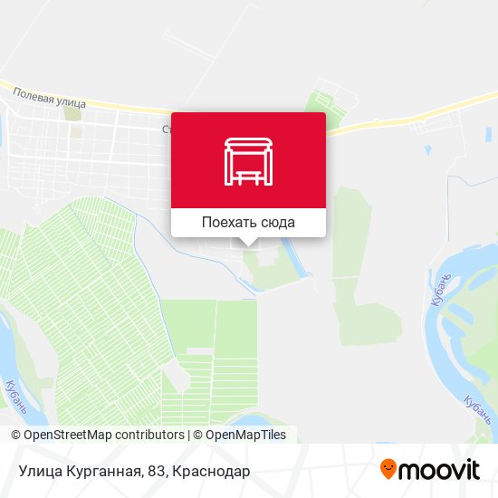 Карта Улица Курганная, 83