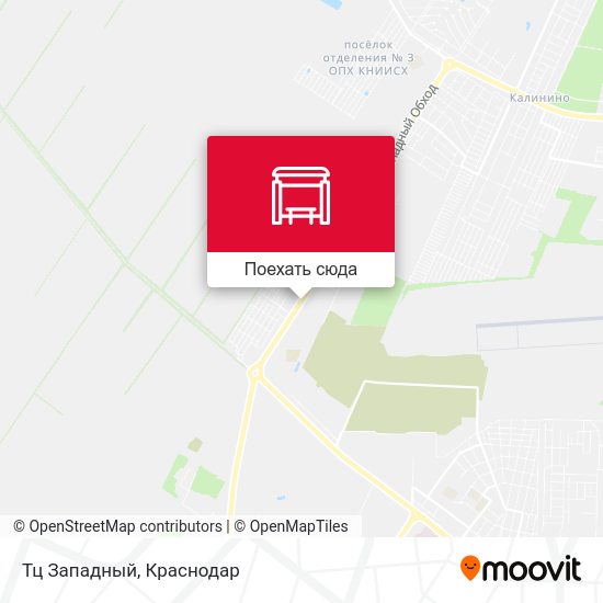 Карта Тц Западный