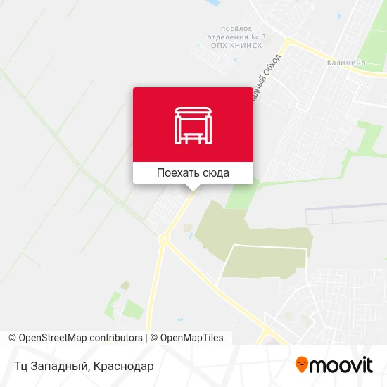 Карта Тц Западный