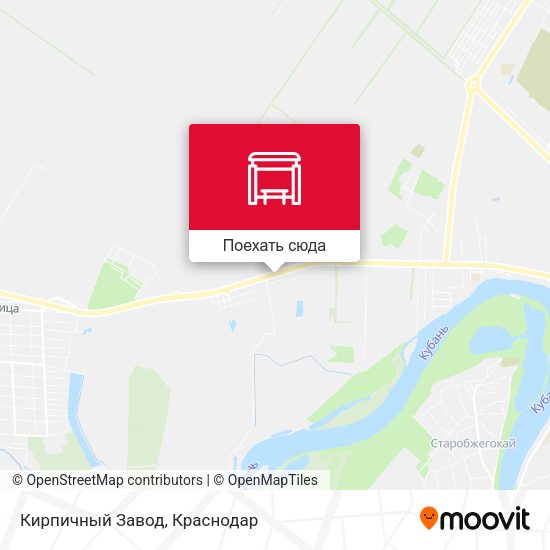 Карта Кирпичный Завод
