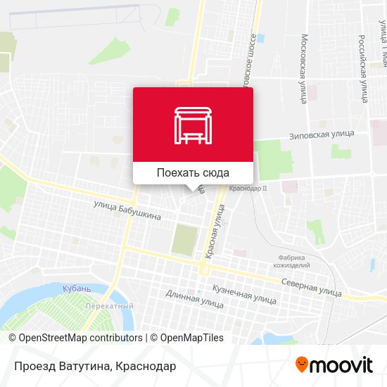 Карта Проезд Ватутина