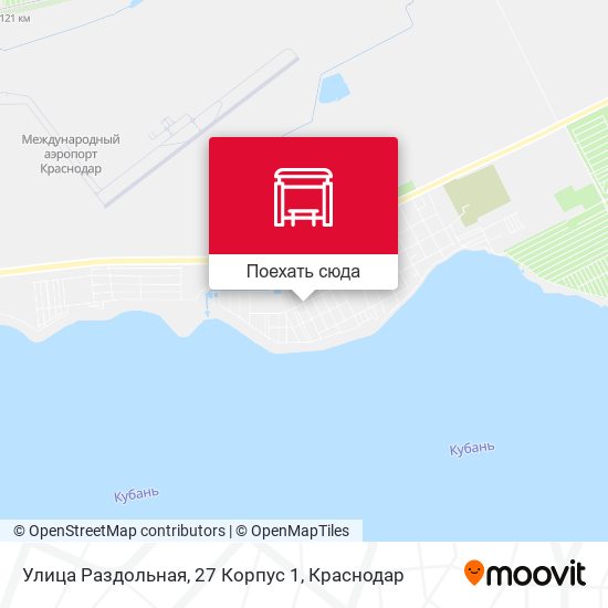 Карта Улица Раздольная, 27 Корпус 1