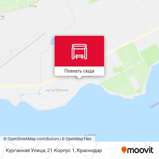 Карта Курганная Улица, 21 Корпус 1