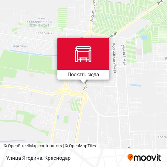 Карта Улица Ягодина