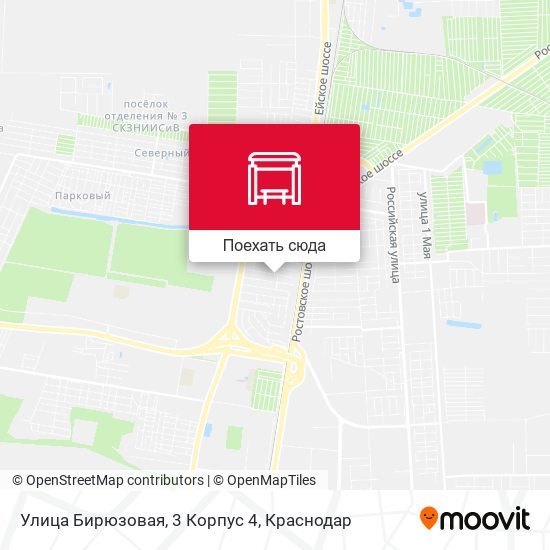 Карта Улица Бирюзовая, 3 Корпус 4
