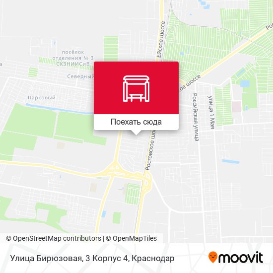 Карта Улица Бирюзовая, 3 Корпус 4