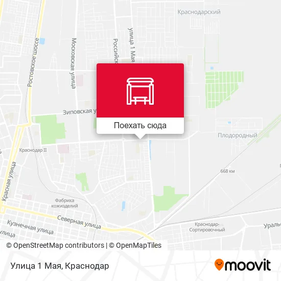 Карта Улица 1 Мая