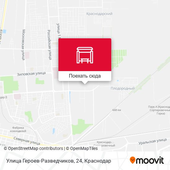 Карта Улица Героев-Разведчиков, 24