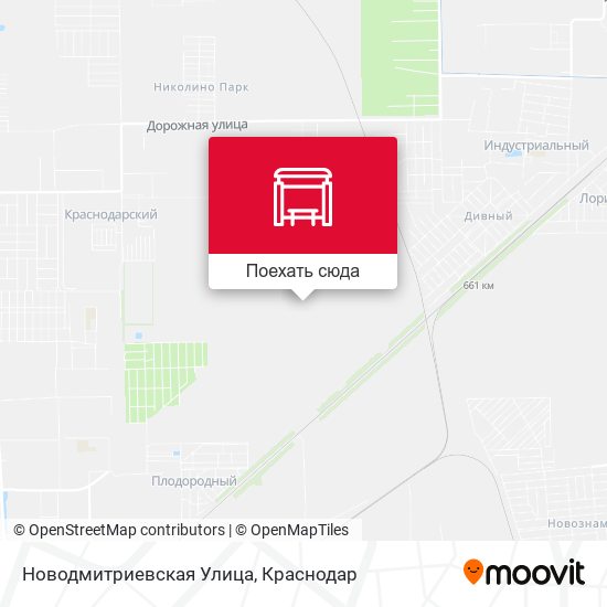 Карта Новодмитриевская Улица