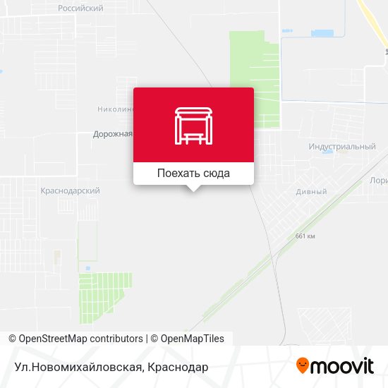 Карта Ул.Новомихайловская