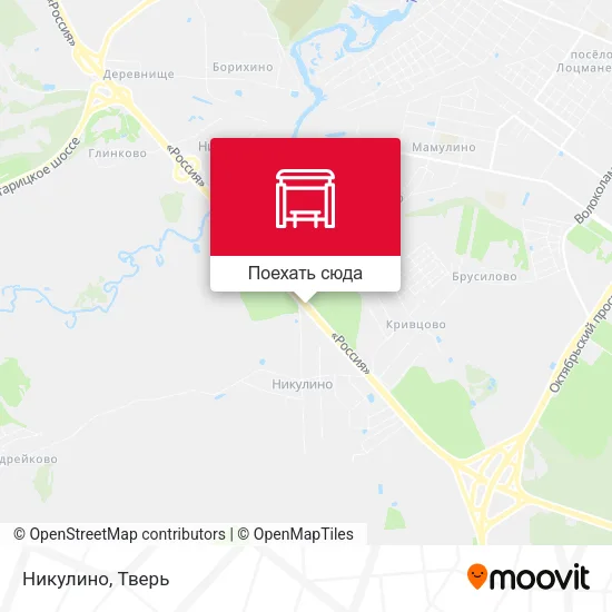 Карта Никулино