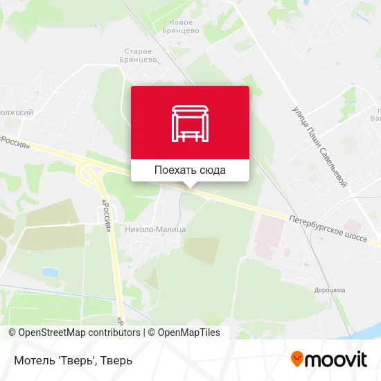 Карта Мотель 'Тверь'