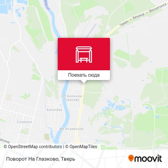 Карта Поворот На Глазково