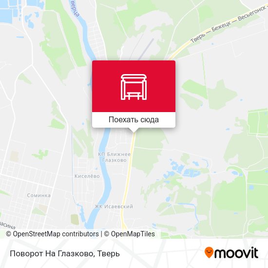 Карта Поворот На Глазково