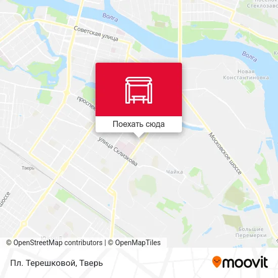 Карта Пл. Терешковой